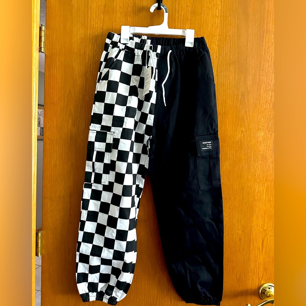 SANGTREE Girls & Women's Cargo Jogger Pants - Missing Drawstring**